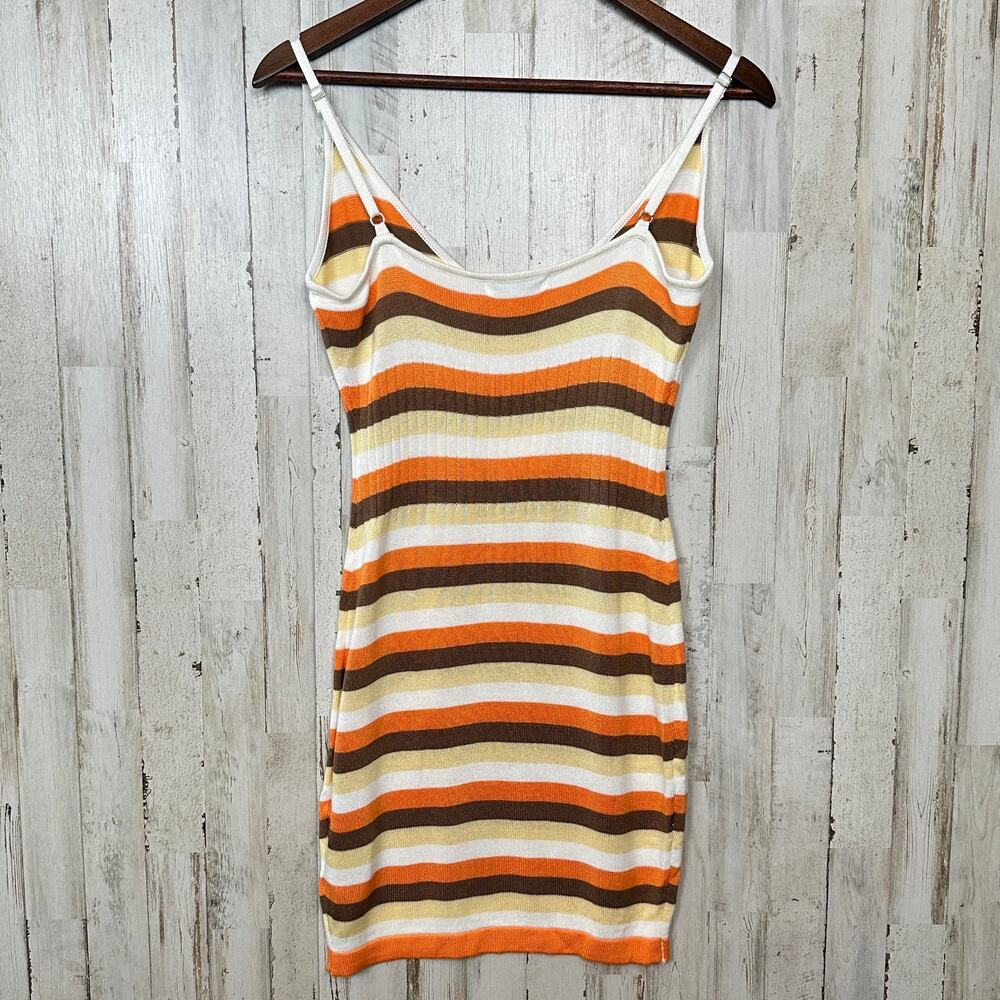 NWT Emory Park Bodycon Knit Mini Dress Stripes Size Small Festival Beachy MSRP60 - Picture 3 of 12